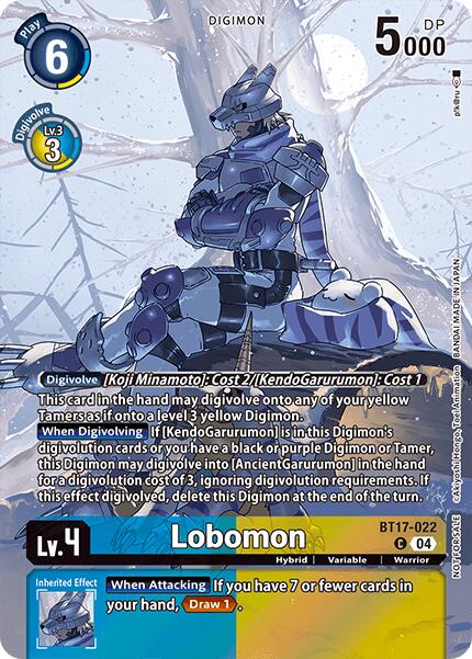 Lobomon [BT17-022] (Legend Pack 2024 Box Topper) [Chain of Liberation] | Anubis Games and Hobby