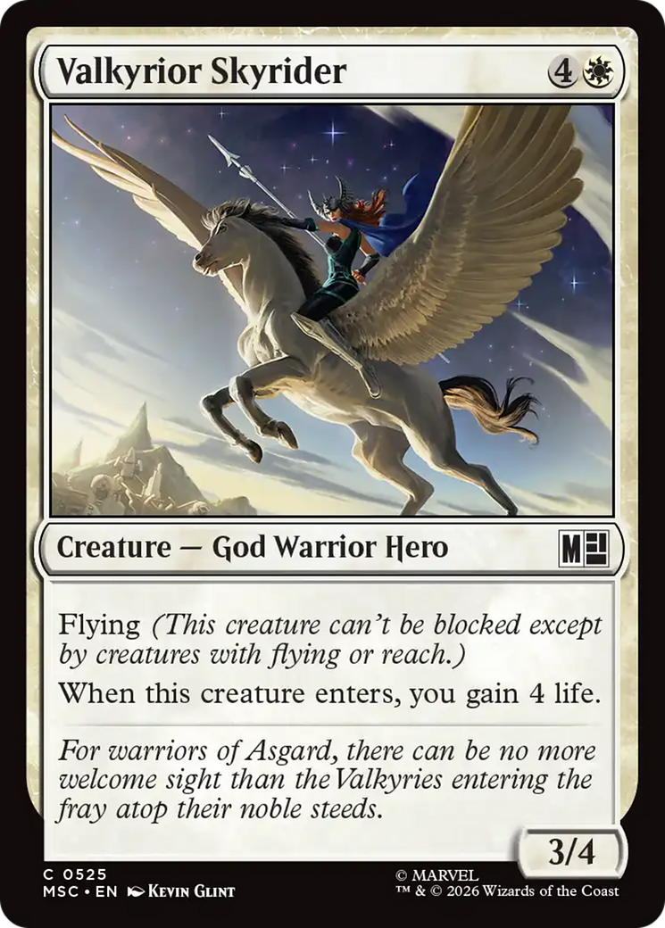 Valkyrior Skyrider [Marvel Super Heroes Commander] | Anubis Games and Hobby