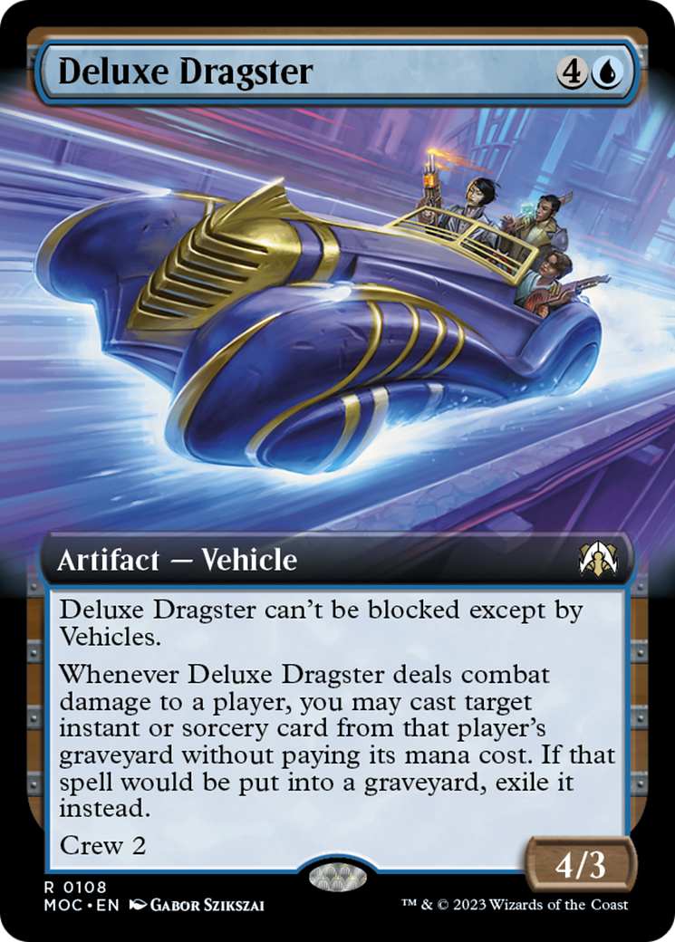 Deluxe Dragster (Extended Art) [March of the Machine Commander] | Anubis Games and Hobby