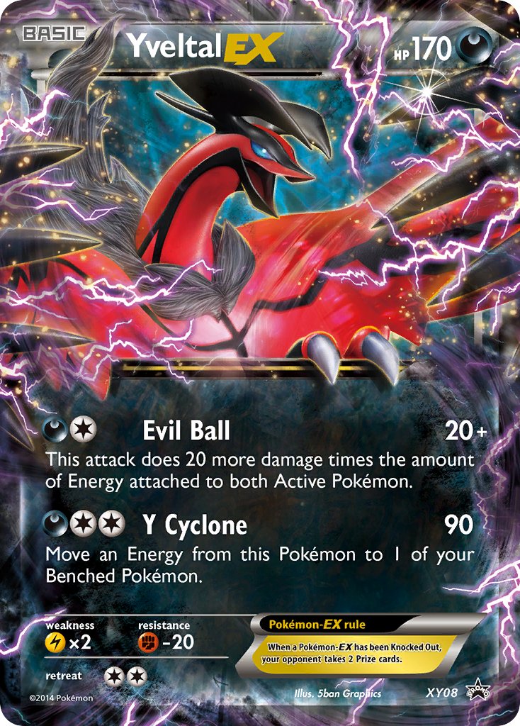 Yveltal EX (XY08) [XY: Black Star Promos] | Anubis Games and Hobby