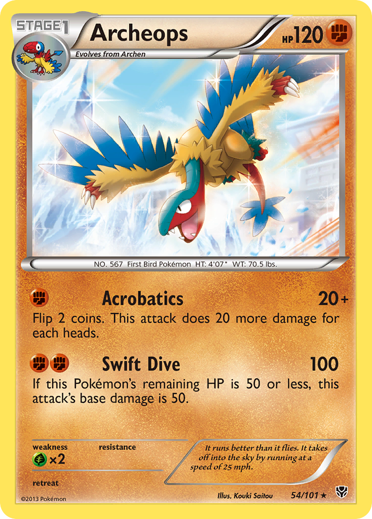 Archeops (54/101) [Black & White: Plasma Blast] | Anubis Games and Hobby
