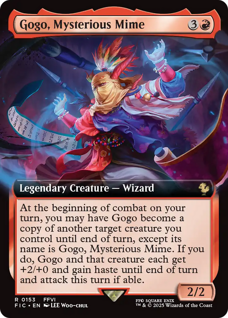 Gogo, Mysterious Mime (Extended Art) [FINAL FANTASY Commander] | Anubis Games and Hobby