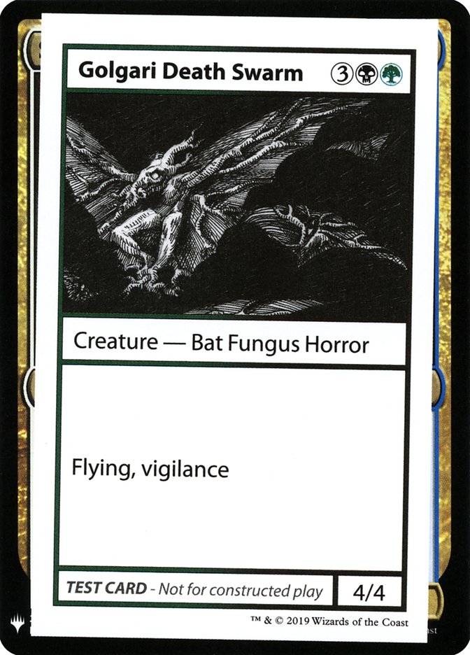 Golgari Death Swarm [Mystery Booster Playtest Cards] | Anubis Games and Hobby