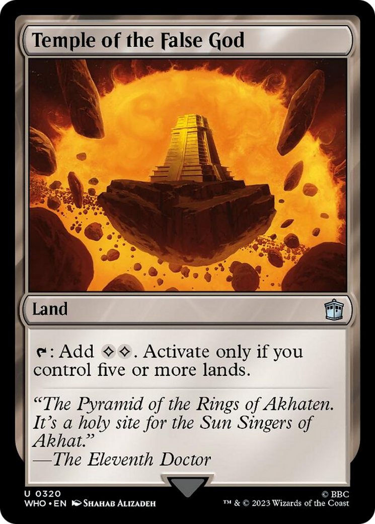 Temple of the False God [Doctor Who] | Anubis Games and Hobby