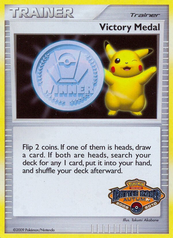 Victory Medal (2009-2010) (Battle Road Autumn) [League & Championship Cards] | Anubis Games and Hobby