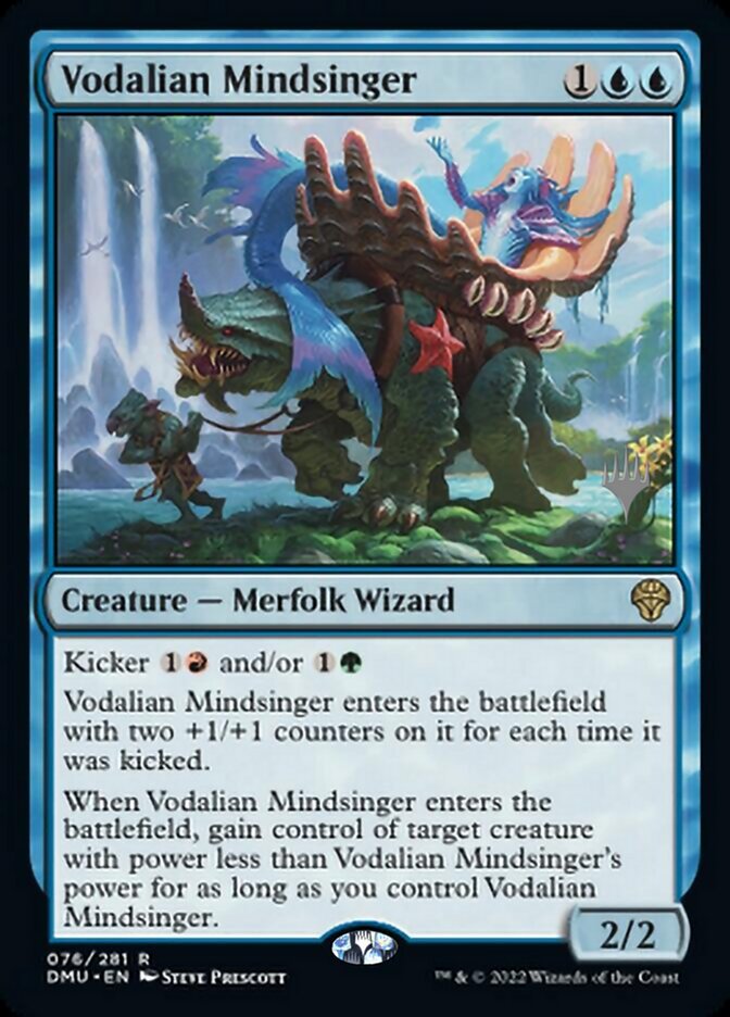 Vodalian Mindsinger (Promo Pack) [Dominaria United Promos] | Anubis Games and Hobby