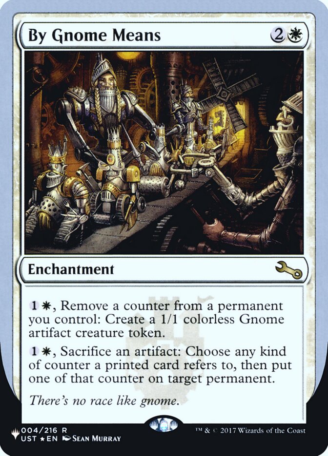 By Gnome Means (Unfinity Foil Edition) [The List] | Anubis Games and Hobby