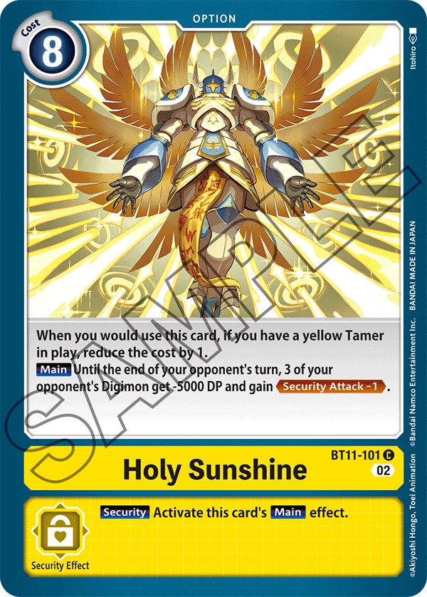 Holy Sunshine [BT11-101] [Dimensional Phase] | Anubis Games and Hobby