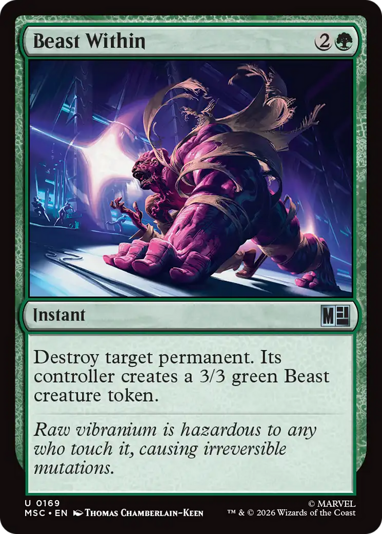 Beast Within [Marvel Super Heroes Commander] | Anubis Games and Hobby