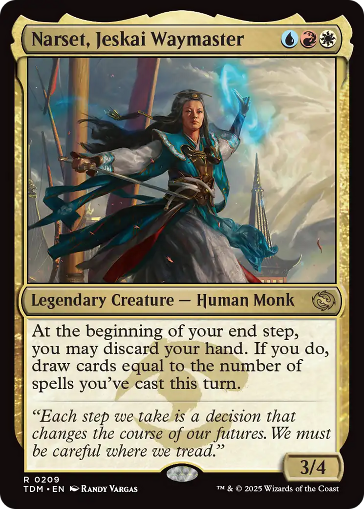 Narset, Jeskai Waymaster [Tarkir: Dragonstorm] | Anubis Games and Hobby