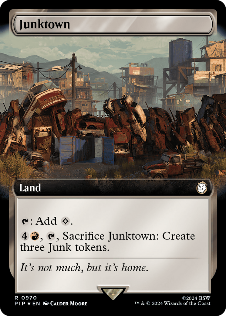 Junktown (Extended Art) (Surge Foil) [Fallout] | Anubis Games and Hobby