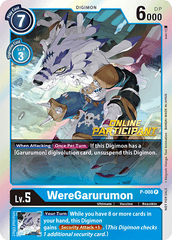 WereGarurumon [P-008] (Online Regional - Participant) [Promotional Cards] | Anubis Games and Hobby