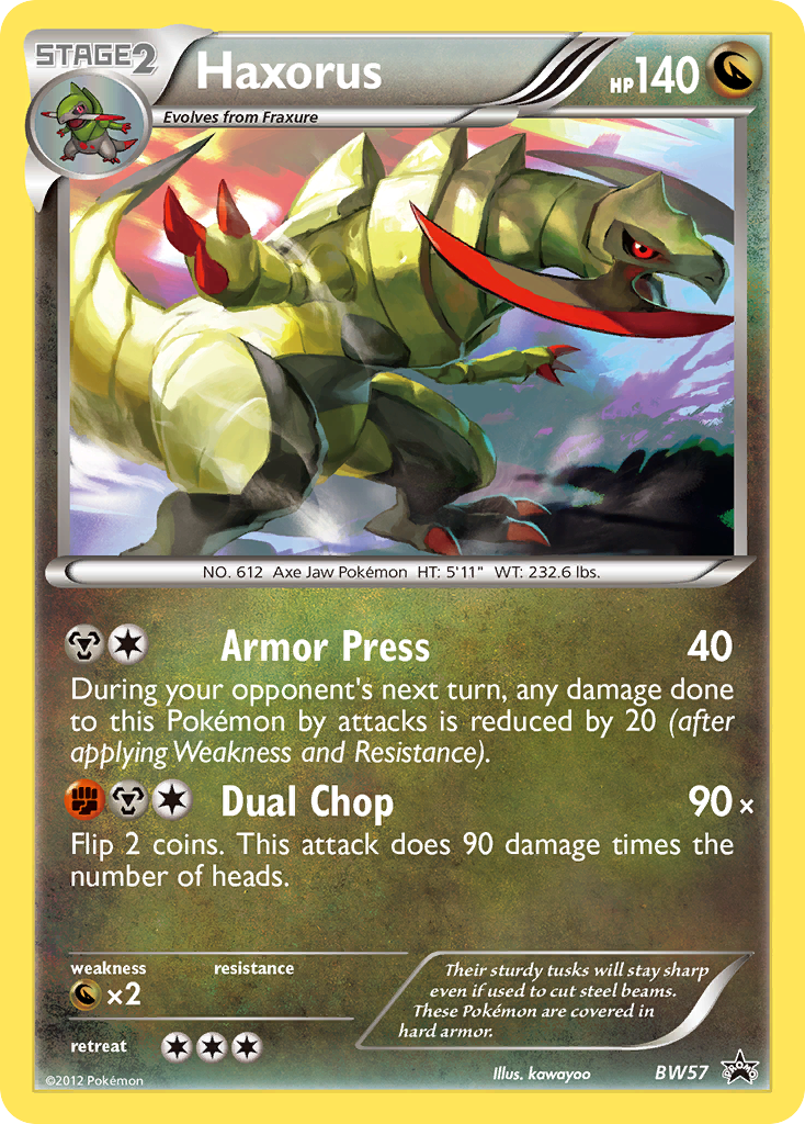 Haxorus (BW57) [Black & White: Black Star Promos] | Anubis Games and Hobby