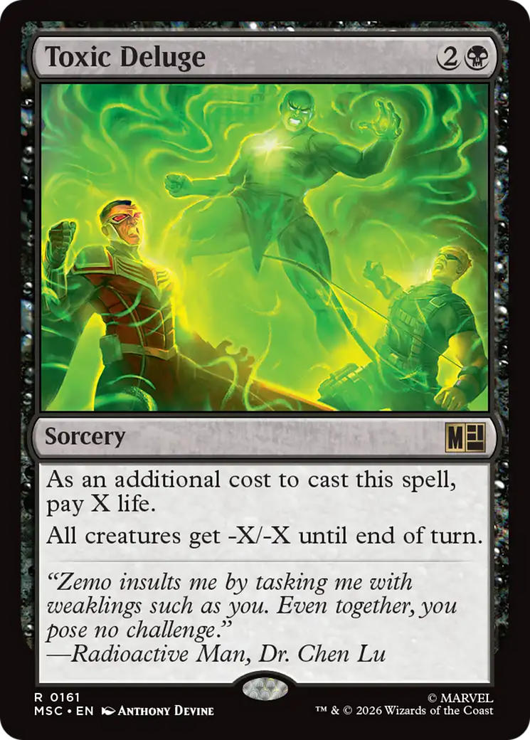 Toxic Deluge (Surge Foil) [Marvel Super Heroes Commander] | Anubis Games and Hobby