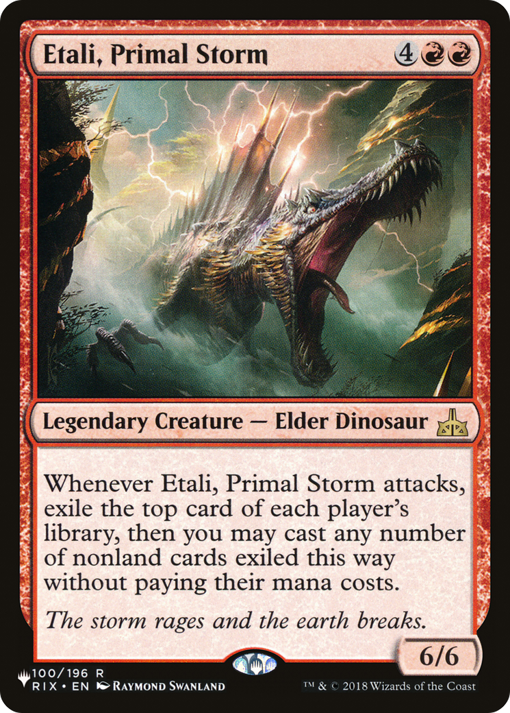 Etali, Primal Storm [The List] | Anubis Games and Hobby