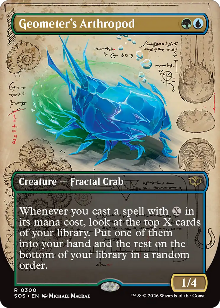 Geometer's Arthropod (Borderless) [Secrets of Strixhaven] | Anubis Games and Hobby