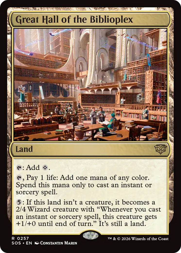 Great Hall of the Biblioplex [Secrets of Strixhaven] | Anubis Games and Hobby