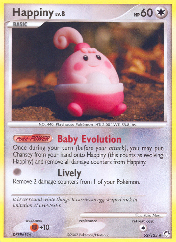 Happiny (52/123) [Diamond & Pearl: Mysterious Treasures] | Anubis Games and Hobby