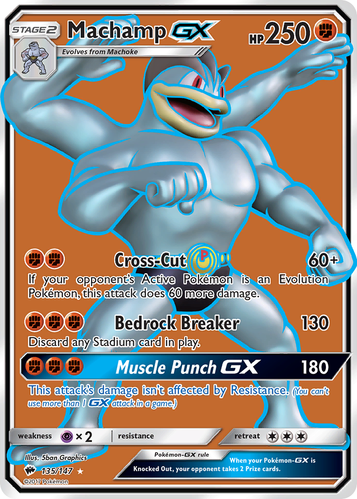 Machamp GX (135/147) [Sun & Moon: Burning Shadows] | Anubis Games and Hobby