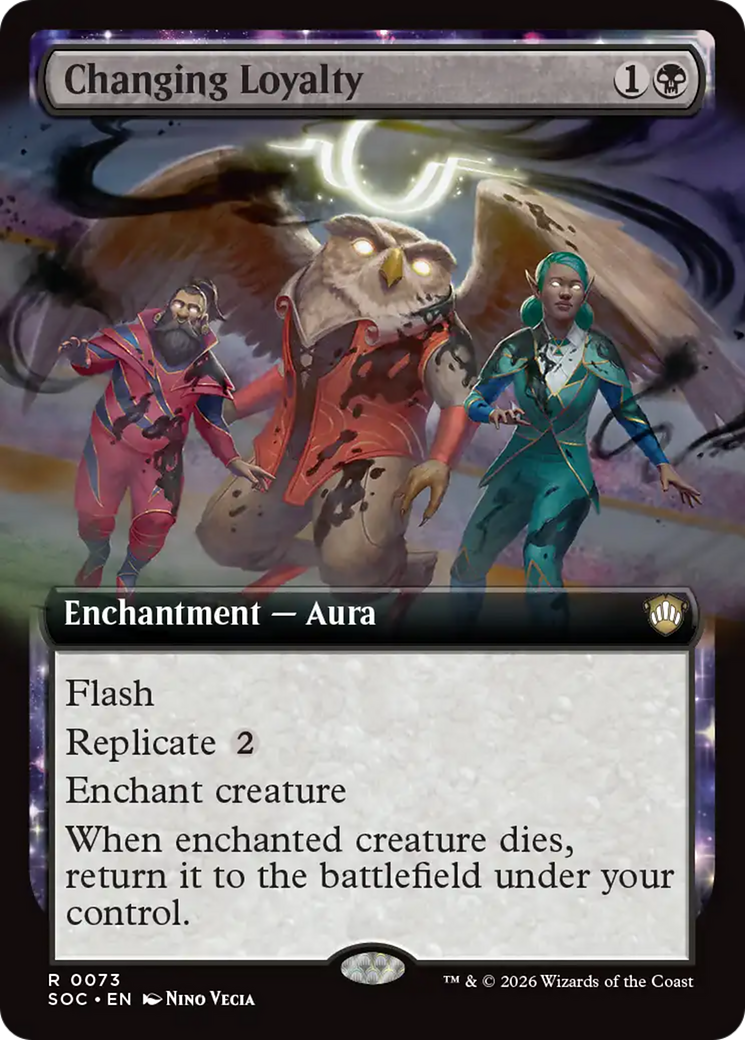 Changing Loyalty (Extended Art) [Secrets of Strixhaven Commander] | Anubis Games and Hobby