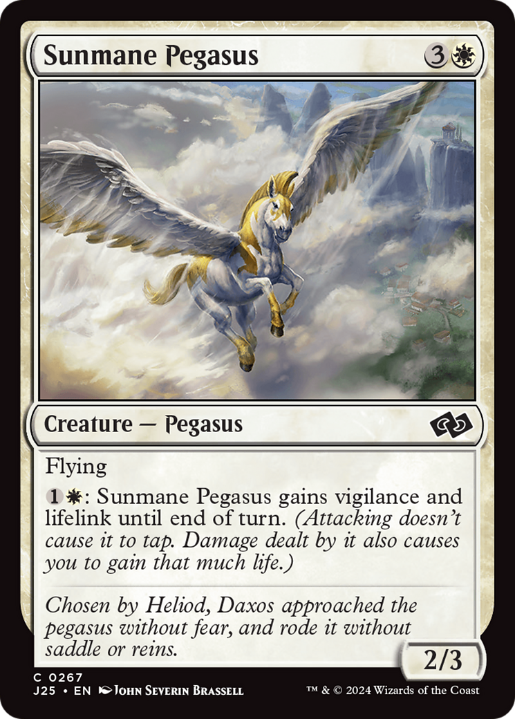 Sunmane Pegasus [Foundations Jumpstart] | Anubis Games and Hobby