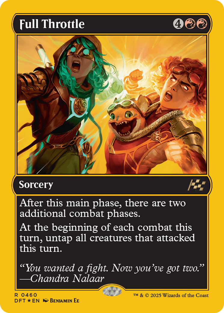 Full Throttle (First-Place Foil) [Aetherdrift] | Anubis Games and Hobby