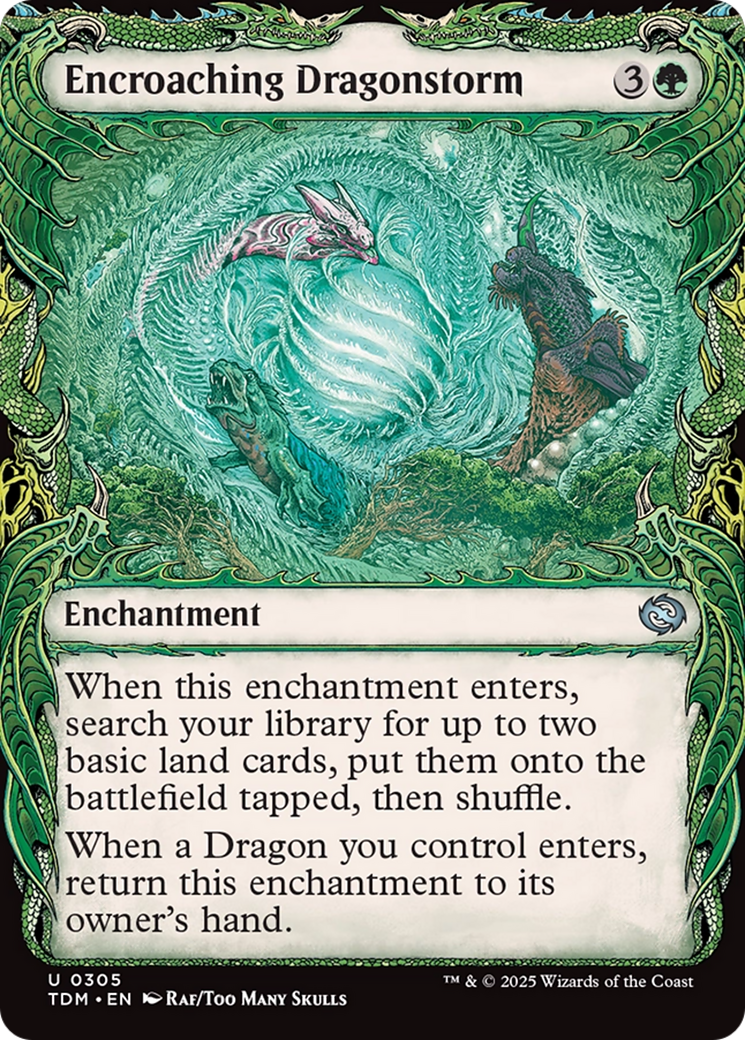 Encroaching Dragonstorm (Showcase) [Tarkir: Dragonstorm] | Anubis Games and Hobby
