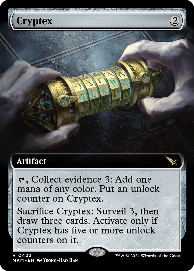 Cryptex (Extended Art) [Murders at Karlov Manor] | Anubis Games and Hobby