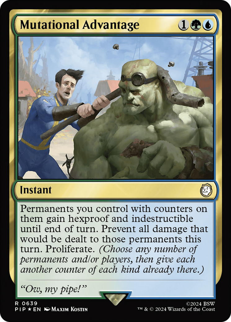 Mutational Advantage (Surge Foil) [Fallout] | Anubis Games and Hobby