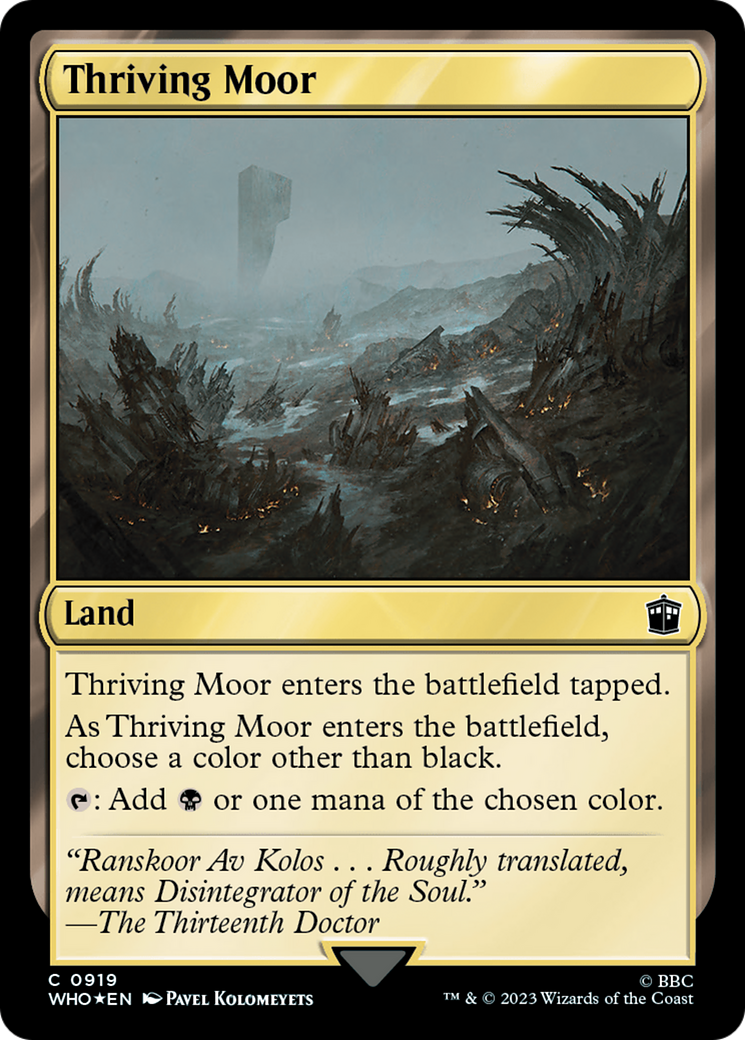 Thriving Moor (Surge Foil) [Doctor Who] | Anubis Games and Hobby