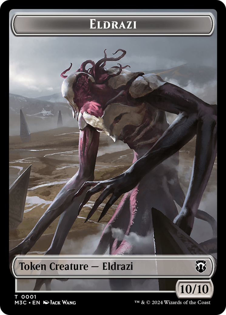 Eldrazi // Spirit Double-Sided Token [Modern Horizons 3 Commander Tokens] | Anubis Games and Hobby