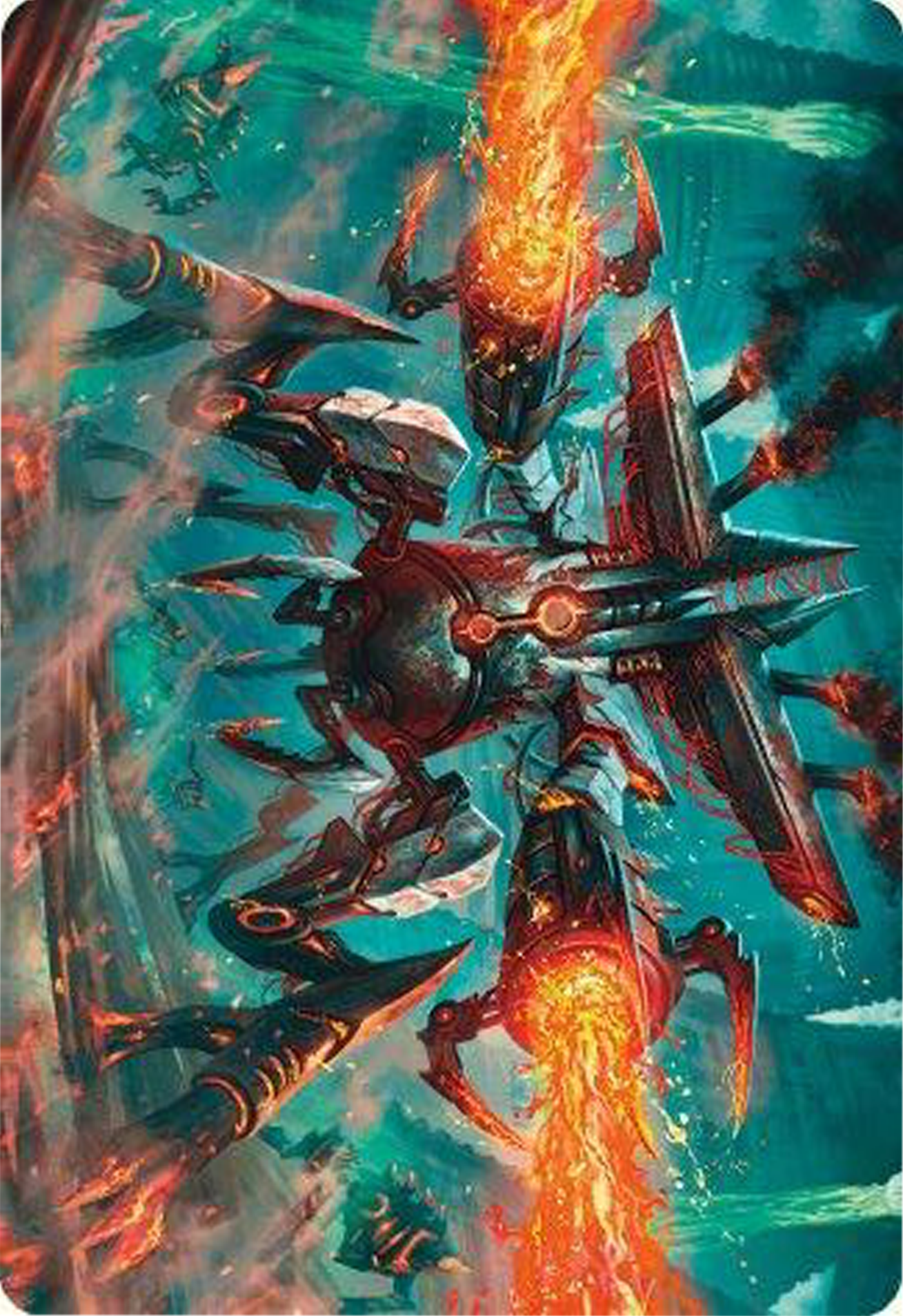 Exterminator Magmarch Art Card [Modern Horizons 3 Art Series] | Anubis Games and Hobby