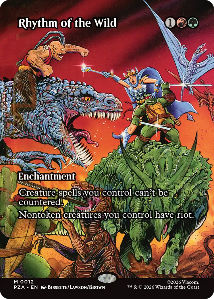 Rhythm of the Wild (Borderless) [Teenage Mutant Ninja Turtles Eternal-Legal] | Anubis Games and Hobby