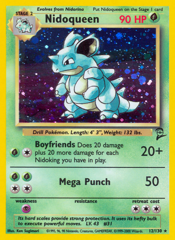 Nidoqueen (12/130) [Base Set 2] | Anubis Games and Hobby