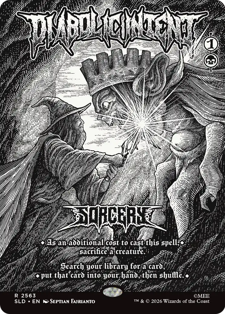 Diabolic Intent [Secret Lair Drop Series] | Anubis Games and Hobby