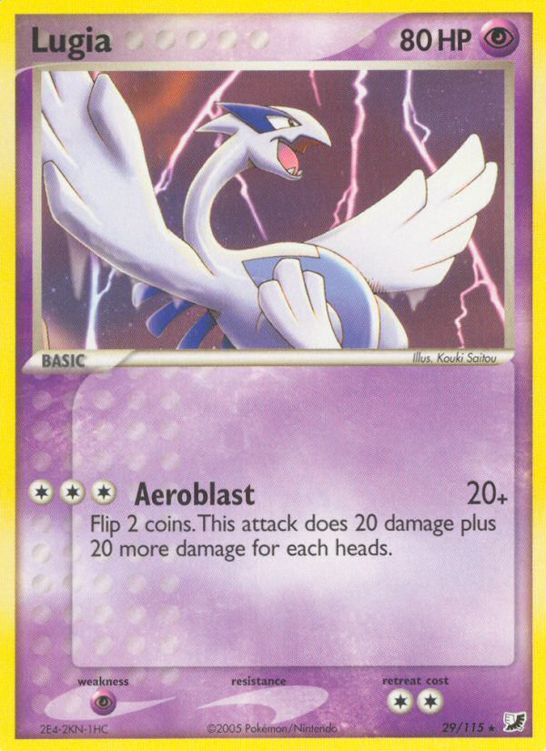 Lugia (29/115) [EX: Unseen Forces] | Anubis Games and Hobby