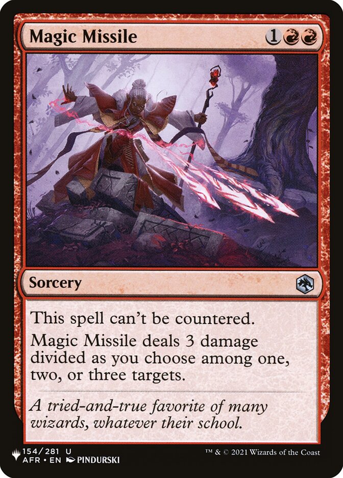 Magic Missile [The List] | Anubis Games and Hobby