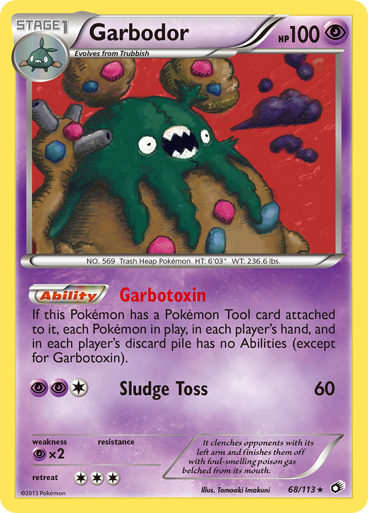 Garbodor (68/113) [Black & White: Legendary Treasures] | Anubis Games and Hobby