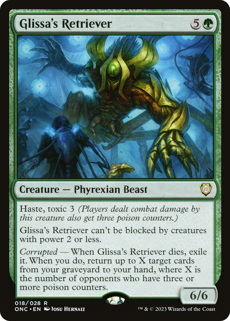 Glissa's Retriever [Phyrexia: All Will Be One Commander] | Anubis Games and Hobby