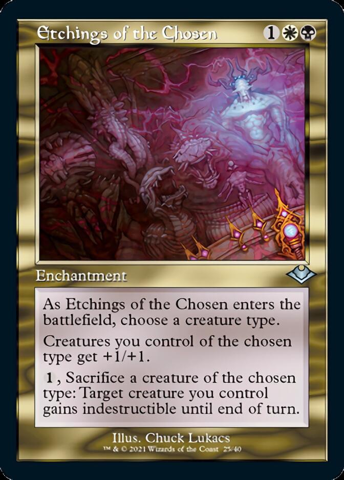 Etchings of the Chosen (Retro Foil Etched) [Modern Horizons] | Anubis Games and Hobby
