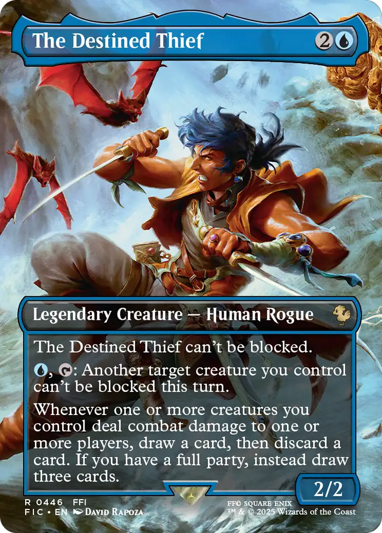 The Destined Thief (Borderless) [FINAL FANTASY Commander] | Anubis Games and Hobby