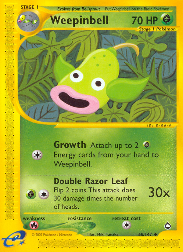 Weepinbell (65/147) [Aquapolis] | Anubis Games and Hobby