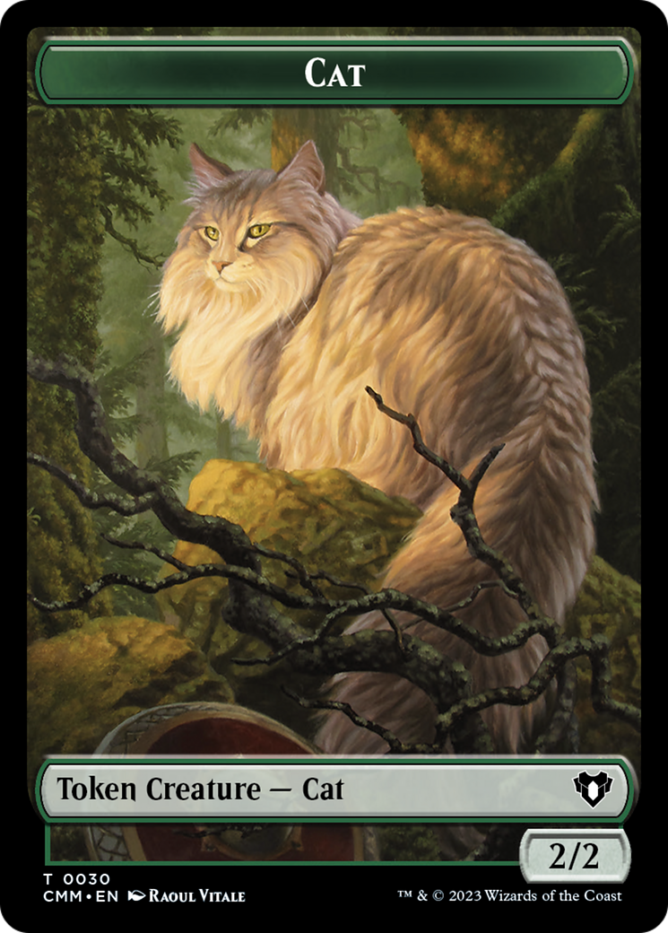 Cat Token (30) [Commander Masters Tokens] | Anubis Games and Hobby