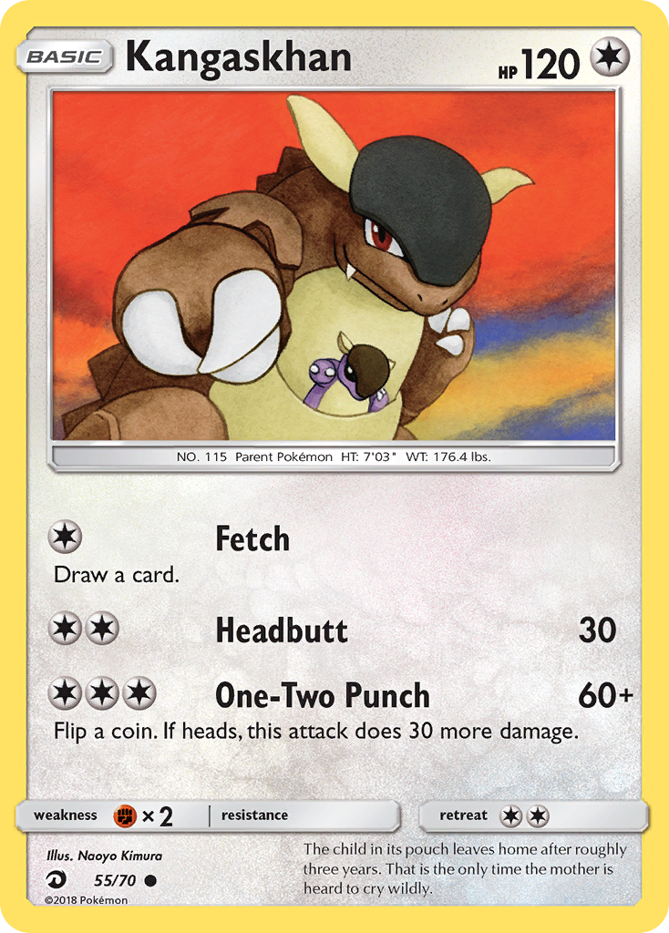 Kangaskhan (55/70) [Sun & Moon: Dragon Majesty] | Anubis Games and Hobby
