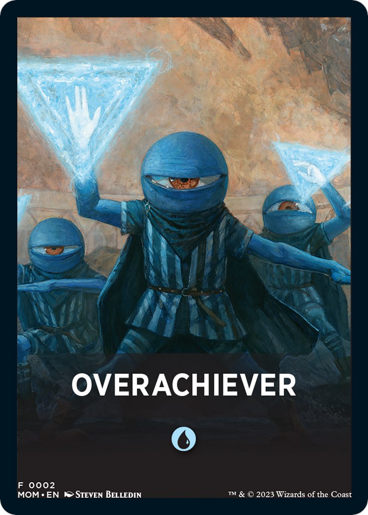 Overachiever Theme Card [March of the Machine Tokens] | Anubis Games and Hobby