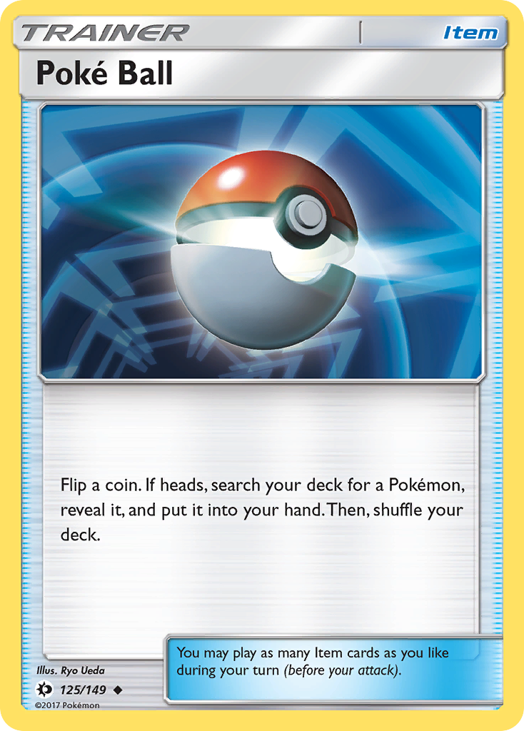 Poke Ball (125/149) [Sun & Moon: Base Set] | Anubis Games and Hobby