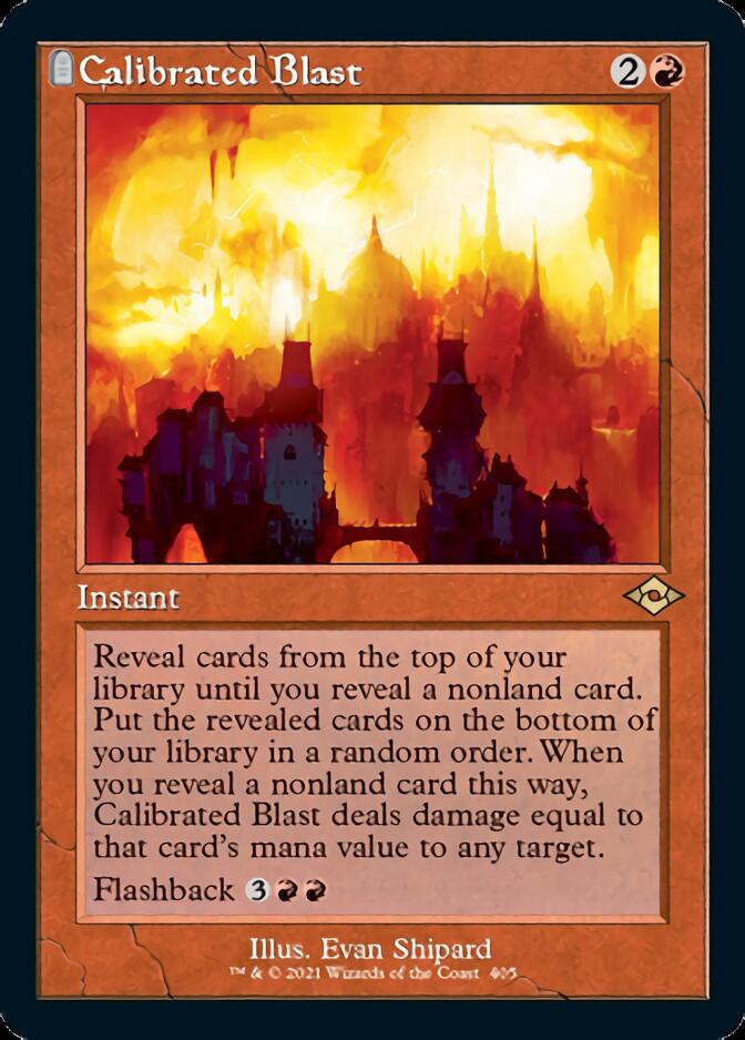 Calibrated Blast (Retro) [Modern Horizons 2] | Anubis Games and Hobby