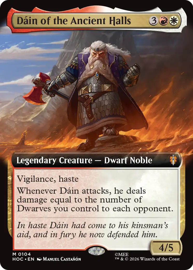 Dain of the Ancient Halls (Extended Art) [The Hobbit: Eternal-Legal] | Anubis Games and Hobby