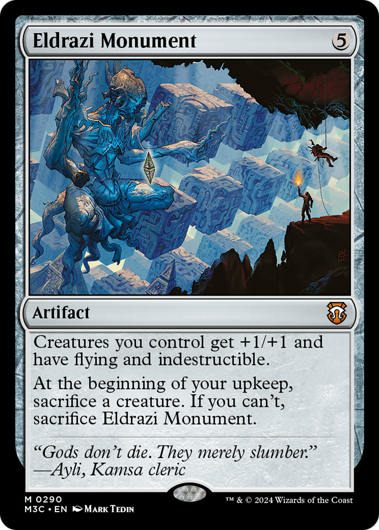 Eldrazi Monument (Ripple Foil) [Modern Horizons 3 Commander] | Anubis Games and Hobby