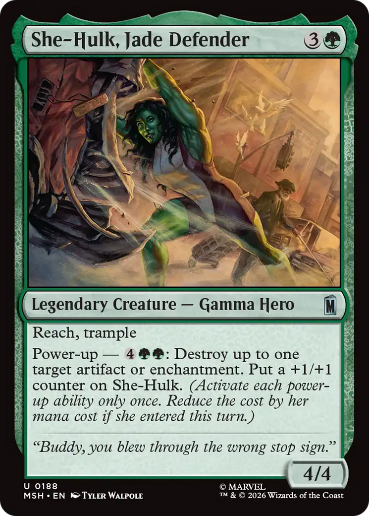 She-Hulk, Jade Defender [Marvel Super Heroes] | Anubis Games and Hobby